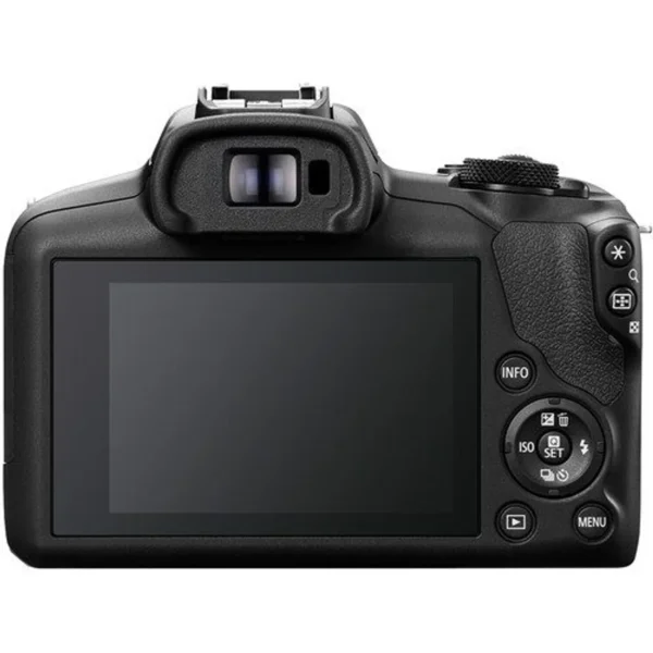 Cámara Canon EOS R100 con lente kit RF-S 18-45mm para fotografía y video de alta calidad. Canon EOS R100 mirrorless compacta con sensor APS-C y enfoque automático preciso. Cámara Canon R100 con lente RF-S 18-45mm ideal para fotografía diaria, viajes y creación de contenido. Canon EOS R100 ligera y fácil de usar con excelente calidad de imagen y grabación Full HD. Cámara Canon EOS R100 con lente zoom 18-45mm diseñada para principiantes y creadores multimedia.