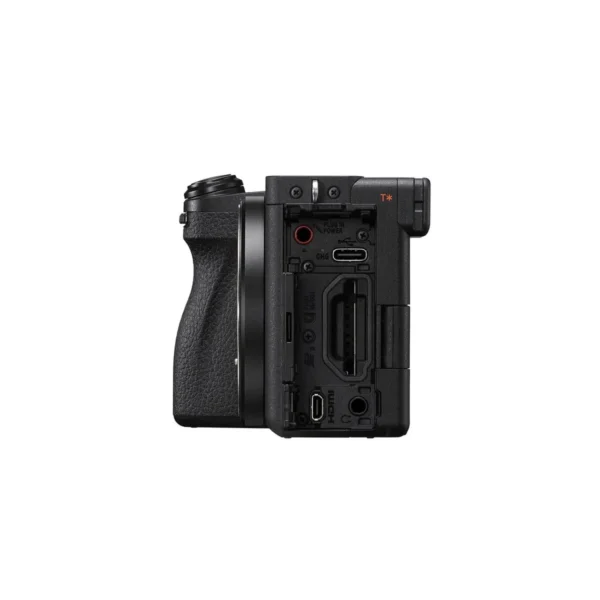 Cámara Sony A6700 mirrorless con sensor APS-C y grabación de video 4K profesional. Sony A6700 con enfoque automático inteligente y tecnología avanzada de seguimiento en tiempo real. Cámara Sony Alpha A6700 compacta y potente ideal para fotografía, vlogging y creación de contenido. Sony A6700 con excelente rendimiento en fotografía nocturna y captura de imágenes de alta resolución. Cámara Sony A6700 diseñada para creadores de contenido, viajes y producción audiovisual profesional.