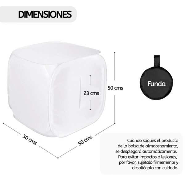 Caja de luz para producto