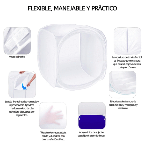 Caja de luz para producto