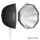 4-Softbox Caja de Luz Octagonal tipo Sombrilla 120 cms