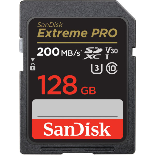 SanDisk Extreme PRO 128GB 200MB 90MB V30 (3)