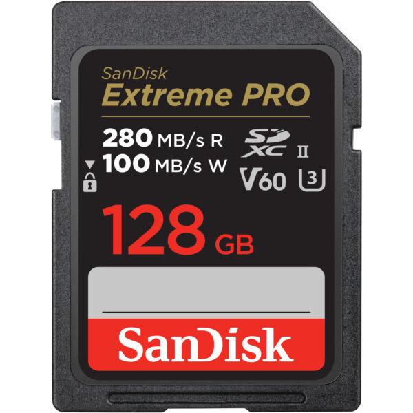 SanDisk Extreme PRO 128GB 280MB 100MB V60 (3)