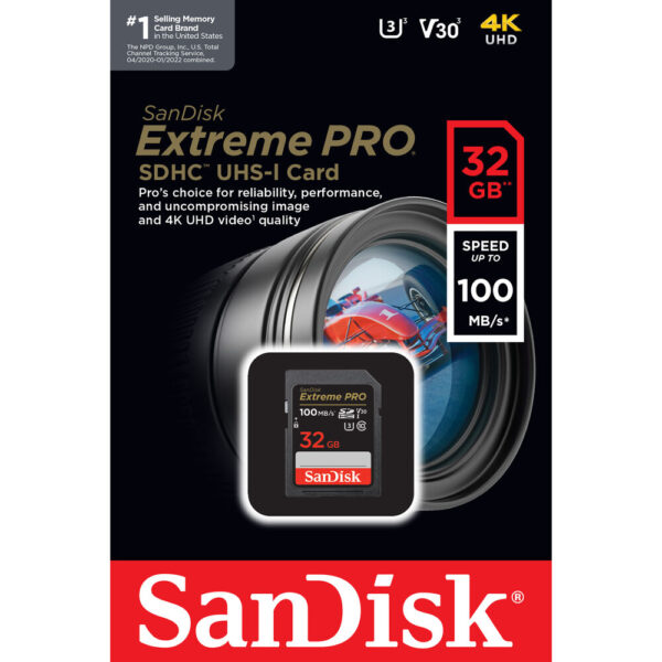 SanDisk Extreme PRO 32GB V30 100MB
