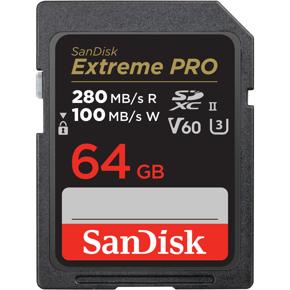 SanDisk Extreme PRO 64GB 280MB 100MB V60 (1)