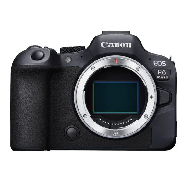 Canon Cámara sin espejo EOS R6 Mark II (solo cuerpo), cámara de fotograma completo, sensor CMOS de 24.2 megapíxeles, capacidades de foto y video, color negro