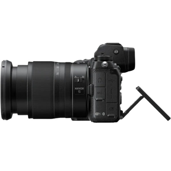 Nikon Z6 II (full-frame, 24.5 MP). Cámara sin espejo con doble procesador, ráfaga de 14 fps y vídeo 4K/60p. Estabilización 5 ejes y doble ranura SD/CFexpress. Ideal para fotografía profesional y video, ofreciendo alto rendimiento y versatilidad.