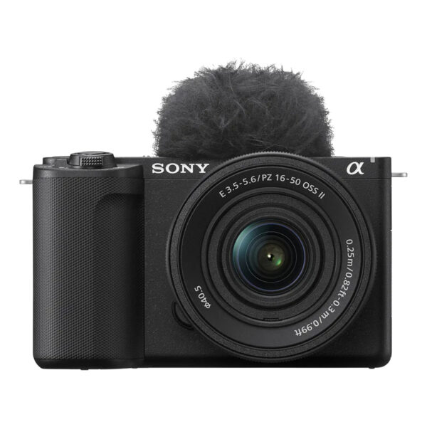 Cámara Sony ZV-E10 con lente 16–50 mm (kit): mirrorless APS-C de 24.2 MP. Diseñada para vlogs y streaming, graba 4K con autoenfoque de rostros y botón de desenfoque. Compacta con pantalla giratoria, ideal para creadores de contenido.