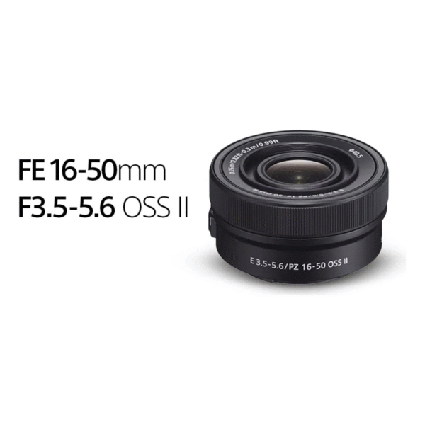 Cámara Sony ZV-E10 con lente 16–50 mm (kit): mirrorless APS-C de 24.2 MP. Diseñada para vlogs y streaming, graba 4K con autoenfoque de rostros y botón de desenfoque. Compacta con pantalla giratoria, ideal para creadores de contenido.